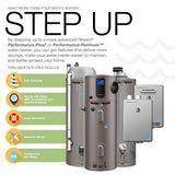 Chauffe-eau au gaz naturel Rheem Performance pour maisons usinées, 40 gallons, format haut, garantie 6 ans, 34 000 BTU