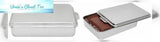 Moule à gâteau couvert Lindy's 8W44 en acier inoxydable 9 x 13 pouces