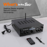 Amplificateur récepteur stéréo Bluetooth Pyle PDA6BU.5