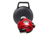Grillbot BUN3:RED Robot nettoyeur de barbecue automatique pour extérieur avec mallette de transport, Rouge