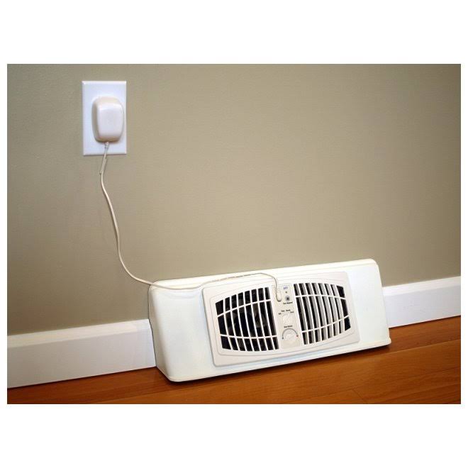 Ventilateur sur plinthe Airflow Breeze 1000-0099, couleur amande – 18 po