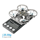 Drone FPV BETAFPV Meteor75 Pro Brushless Whoop avec contrôleur de vol Matrix 1S 3-en-1 HD, moteur 1102 22000KV, hélices tripales 45 mm, compatible avec l'unité aérienne O4 pour les cinéastes et passionnés de FPV, vol en intérieur et extérieur – PNP