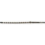 Sangle de guitare Jodi Head M-Star avec conchos, noire, bordure noire