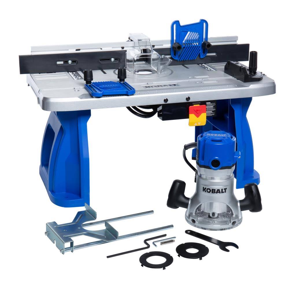 Défonceuse filaire fixe Kobalt avec table incluse