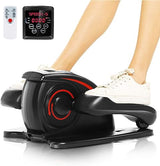 Vélo elliptique sous bureau ANCHEER – Appareil de pédalage silencieux pour seniors, bureau et domicile, équipement d'entraînement des jambes assis à faible impact, écran LCD intelligent, télécommande