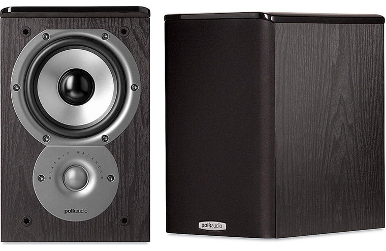 Enceintes de bibliothèque Polk Audio TSi100 (paire, noir)