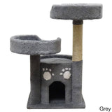 Arbre à chat New Cat Condos à double perchoir en bois massif (marron)