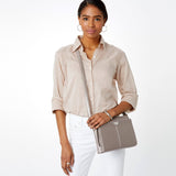 Sac bandoulière organisateur Brighton Jagger, coloris Zinc Pearl