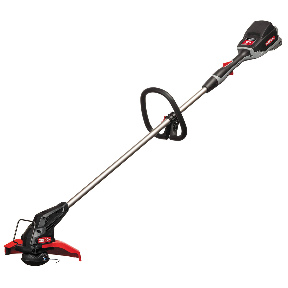 Coupe-bordures/dresse-bordures sans fil Oregon 40V Max ST275 avec batterie 2,6 Ah, chargeur et système Gator SpeedLoad 590498