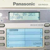 Fax/Copieur Panasonic KX-FHD331 sur papier ordinaire avec identification de l'appelant – Noir