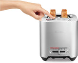 Grille-pain intelligent 2 tranches Breville BTA820XL en fonte moulée, acier inoxydable brossé