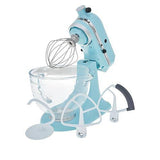 Robot pâtissier Artisan KitchenAid à tête inclinable, 4,8 L, avec bol en verre, Argent contour