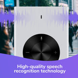 Traducteur instantané bidirectionnel Muama Enence. Traduction portable en temps réel en 36 langues différentes. Parfait comme dictionnaire de poche et pour l'apprentissage, les voyages et les communications professionnelles.