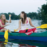 2 pagaies de kayak télescopiques pour bateau de rafting ou canoë en alliage d'aluminium et plastique