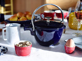 Bouilloire ronde en fonte Staub, 1 qt – Basilic, Fabriquée en France