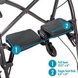 Déambulateur compact Able Life, bleu cobalt – L'unité