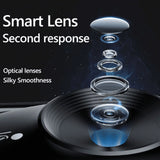 Trépied à suivi automatique du visage X XBEN, support de caméra de téléphone à rotation à 360° pour suivi du visage et du corps, support de téléphone à prise de vue intelligente pour diffusion en direct, vlog et vidéo, blanc