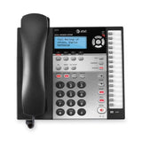 Téléphone filaire 4 lignes AT&T 1070 (lot de 2) avec afficheur d'appel