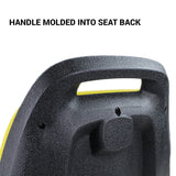 E-AUC11188 Siège Deluxe Jaune pour tracteurs de pelouse John Deere X360, X340, X324, X320, X300R, X304, X300, X305R, X310, X330, X350, X350R, X354, X384, X380, X370, X394, X390, X580, X570+