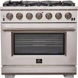 Capriasca – Cuisinière à gaz autonome Titanium Professional 36 po
