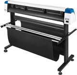 Produits de bureau VEVOR Découpeuse de vinyle 53 pouces Machine de traçage Alimentation automatique en papier Découpeuse de vinyle Vitesse réglable Découpe de panneaux avec support au sol Logiciel Signmaster