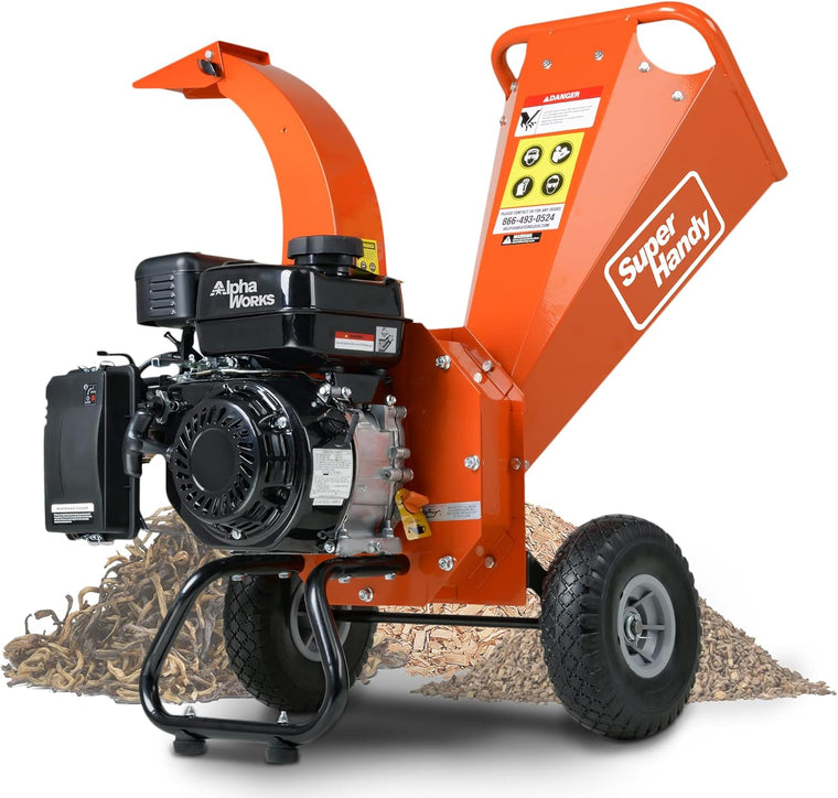 Broyeur de végétaux compact SuperHandy, 7 HP, usage intensif, capacité maximale de 7,6 cm (3 pouces)