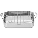 Plat à rôtir Cuisinart MultiClad Pro – Acier inoxydable – Argent – 16 po
