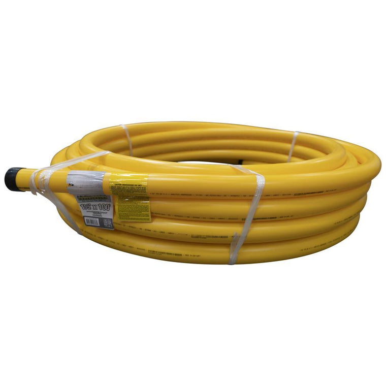 Tuyau de gaz en polyéthylène jaune souterrain IPS 1-1/2 po x 100 pi, DR 11