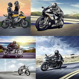 Casque intégral de moto, casque intégré avec visière HD, casque de protection quatre saisons pour hommes et femmes, homologué DOT, système de ventilation, casque de motocross