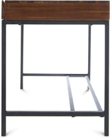 Bureau moderne et élégant en bois, bureau avec rangement conçu selon des normes rigoureuses, bureau d'ordinateur durable pour le télétravail