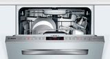 Bosch – Lave-vaisselle encastrable série 800 avec commande sur le dessus, CrystalDry, cuve en acier inoxydable, 3e panier, 40 dBa – Acier inoxydable