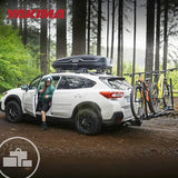 Coffre de toit Yakima, caisson de rangement rigide pour véhicule avec serrure SKS, SkyBox NX XL, 510 litres, noir