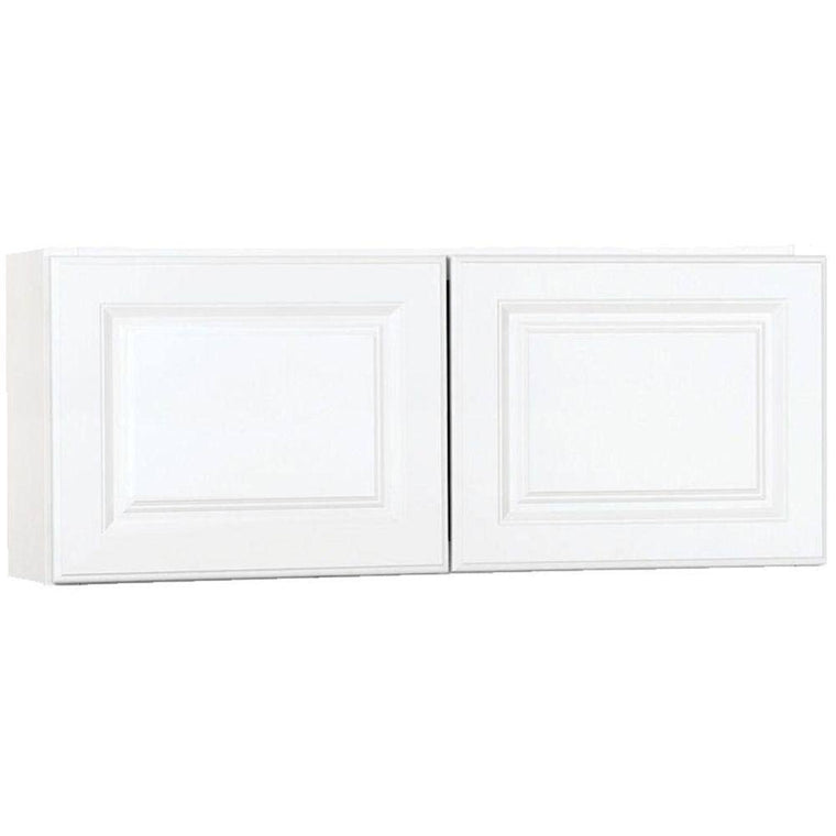 Armoire de cuisine murale Hampton Bay Hampton, assemblée, 36 x 15 x 12 po, blanc satiné
