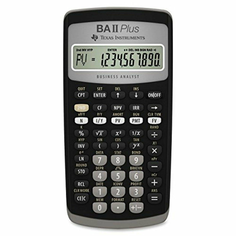 Calculatrice financière Texas Instruments BA II Plus
