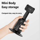 Trépied à suivi automatique du visage X XBEN, support de caméra de téléphone à rotation à 360° pour suivi du visage et du corps, support de téléphone à prise de vue intelligente pour diffusion en direct, vlog et vidéo, blanc