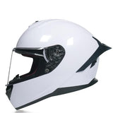 Casque intégral de moto, casque intégré avec visière HD, casque de protection quatre saisons pour hommes et femmes, homologué DOT, système de ventilation, casque de motocross
