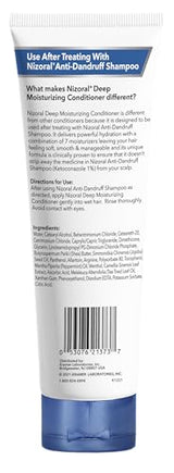 Shampoing antipelliculaire Nizoral, 207 ml + Après-shampoing hydratant intense, 278 ml, lot de 2
