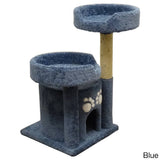 Arbre à chat New Cat Condos à double perchoir en bois massif (marron)