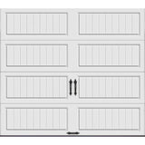 Porte de garage isolée Clopay Gallery Collection, 8 pi x 7 pi, valeur R-6,5, blanc uni