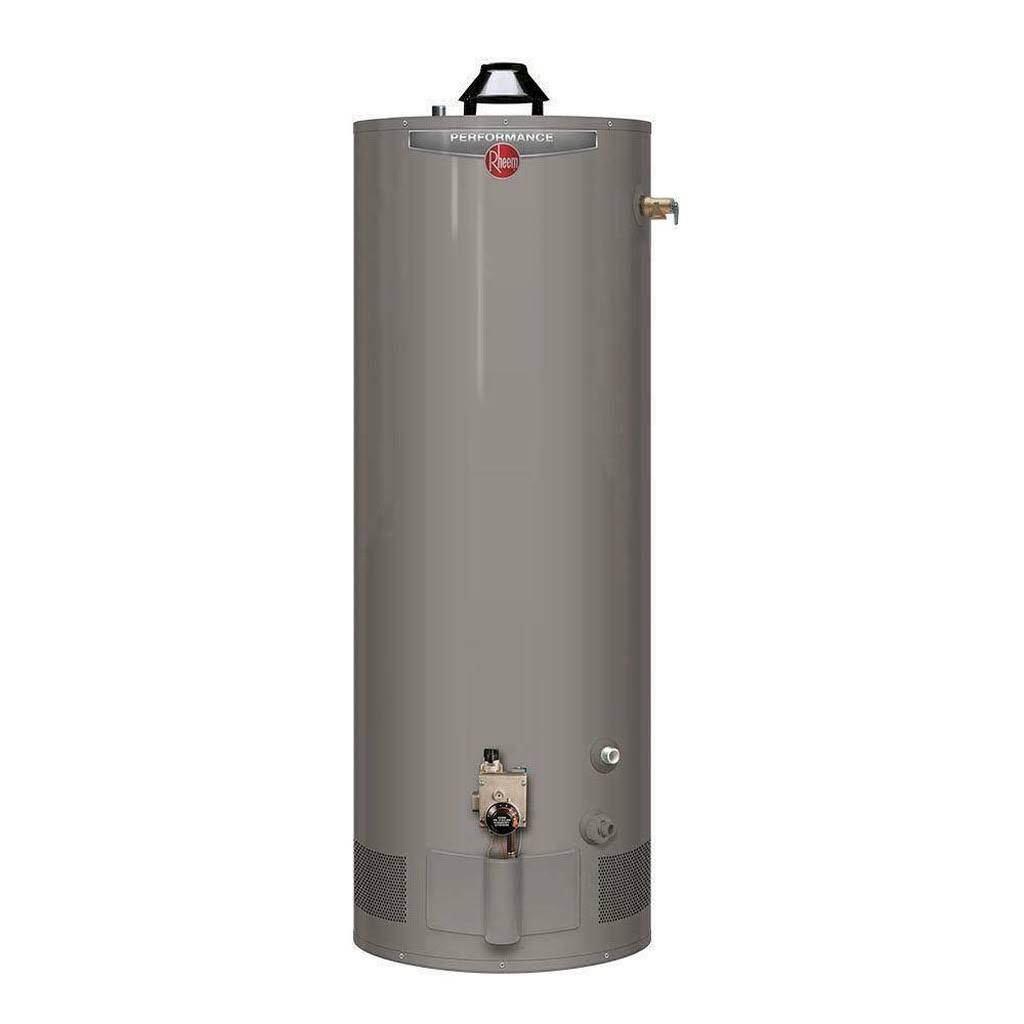 Chauffe-eau au gaz naturel Rheem Performance pour maisons usinées, 40 gallons, format haut, garantie 6 ans, 34 000 BTU