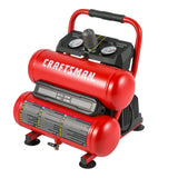 Compresseur d'air portatif Craftsman, 2 gallons, double réservoir, 125 PSI, 0,3 HP