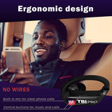 Écouteurs sans fil Bluetooth TBI Pro PowerPro5989 avec micro, noir