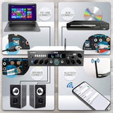Amplificateur récepteur stéréo Bluetooth Pyle PDA6BU.5