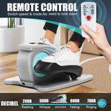 Vélo elliptique sous bureau ANCHEER – Appareil de pédalage silencieux pour seniors, bureau et domicile, équipement d'entraînement des jambes assis à faible impact, écran LCD intelligent, télécommande