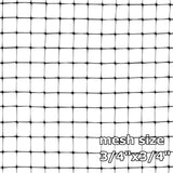 Filet de protection anti-animaux et cervidés OldMacDonald (55 g/m²) 2,3 m x 30 m (mailles 19 x 19 mm)
