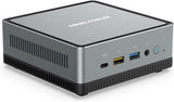 MINISFORUM EliteMini HX90 Mini PC, ordinateur de bureau AMD Ryzen 9 5900HX, DDR4 32 Go + SSD 512 Go, LAN 2,5 Gbps, 2 sorties HDMI et 2 sorties DP 4K à 60 Hz, 2 emplacements HDD, 5 ports USB, PC tour avec carte graphique AMD Radeon