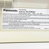 Fax/Copieur Panasonic KX-FHD331 sur papier ordinaire avec identification de l'appelant – Noir