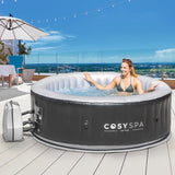 Spa gonflable COSYSPA [Modèle 2022] – Spa à bulles d'extérieur | Capacité de 2 à 6 personnes – Spa à chauffage rapide | Spa gonflable | Spa gonflable d'extérieur (Spa uniquement – 6 personnes)