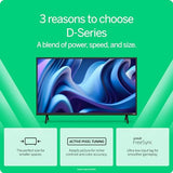 Téléviseur intelligent VIZIO Série D 24 pouces Full HD 1080p avec Apple AirPlay et Chromecast intégrés, compatible avec Alexa, D24f-J09, modèle 2022
