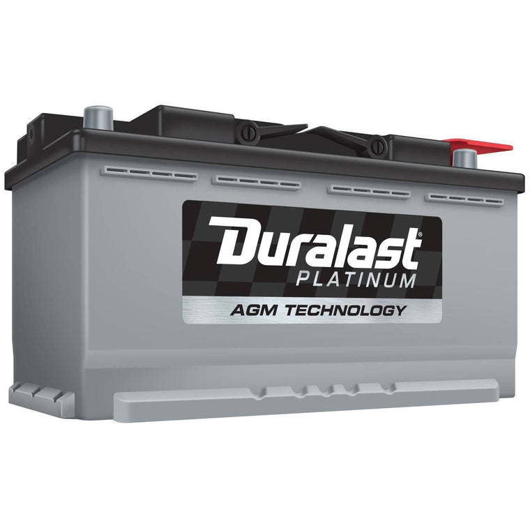 Batterie Duralast Platinum H8-AGM, format groupe 49, 900 CCA